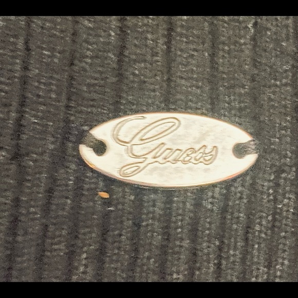 Guess black Vneck dress size large fits small. - Picture 4 of 7